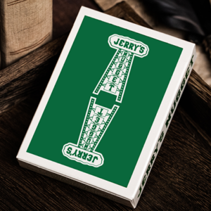 Jerry’s Nugget (Felt Green) Marked Monotone Playing Cards - magic tricks