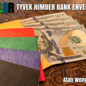 Tyvek Himber Bank Envelope COLOR SET by Alan Wong – Trick - magic tricks