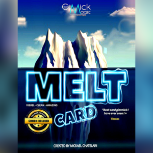 MELT CARD RED by Mickael Chatelain – Trick - magic tricks