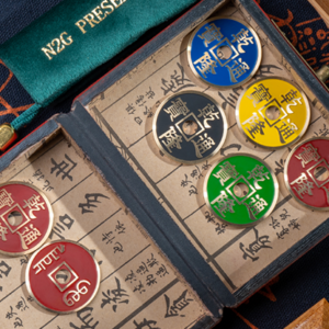 RAINBOW COINS (MORGAN) by N2G – Trick - magic tricks