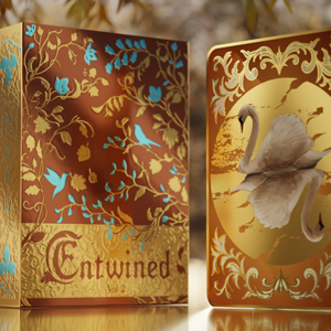 Entwined Vol.2 Fall Gold Playing Cards - magic tricks