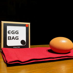 EGG BAG RED by Bacon Magic – Trick - magic tricks