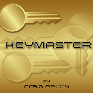 Keymaster Brass (Gimmicks and Online Instructions) by Craig Petty – Trick - magic tricks