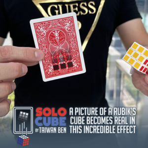 SOLO CUBE (Gimmicks and Online Instructions) by Taiwan Ben – Trick - magic tricks