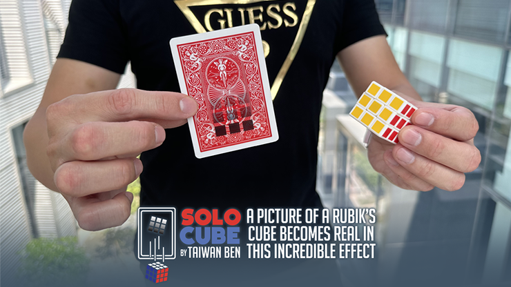 SOLO CUBE (Gimmicks and Online Instructions) by Taiwan Ben – Trick - magic tricks