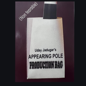 APPEARING POLE BAG WHITE (Gimmicked / No Tear) by Uday Jadugar – Trick - magic tricks