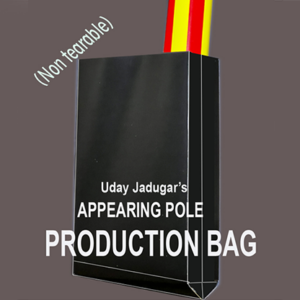 APPEARING POLE BAG BLACK (Gimmicked / No Tear) by Uday Jadugar – Trick - magic tricks