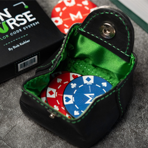 COLOR CODE COIN PURSE GREEN by Bob Kohler – Trick - magic tricks