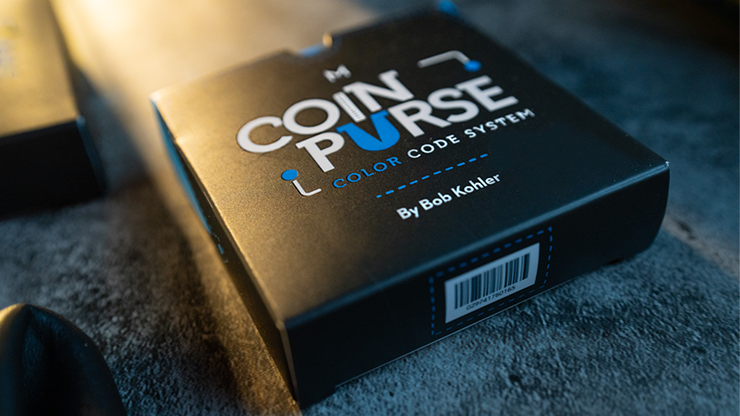 COLOR CODE COIN PURSE BLUE by Bob Kohler – Trick - magic tricks