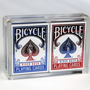 Bicycle Rider Back Mini Limited Edition (2 Pack With Foil Tucks In Carat Case) by US Playing Card Co - magic tricks