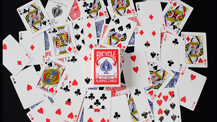Bicycle Gaff Index (Gimmicks and Online Instructions) - magic tricks