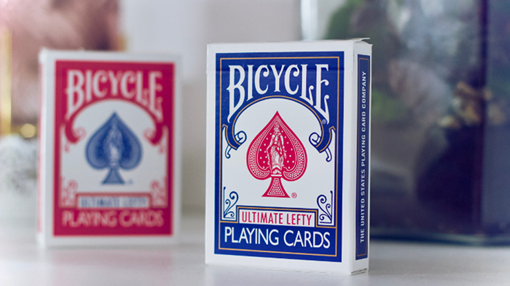 Bicycle Ultimate Lefty Deck Blue (Gimmicks and Online Instructions) - magic tricks