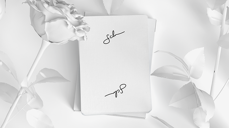 Daniel Schneider White Edition Playing Cards - magic tricks