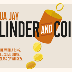Cylinder and Coins (Gimmicks and Online Instructions) by Joshua Jay – Trick - magic tricks