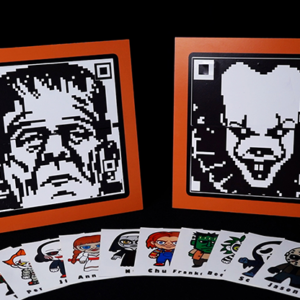 QR HALLOWEEN PREDICTION PENNYWISE (Gimmicks and Online Instructions) by Gustavo Raley – Trick - magic tricks