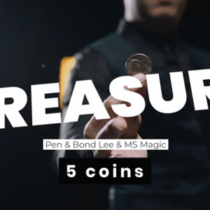 Treasure (5 coin holder) by Pen & MS Magic – Trick - magic tricks