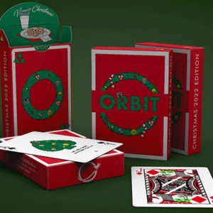 Orbit Christmas V2 Playing Cards - magic tricks