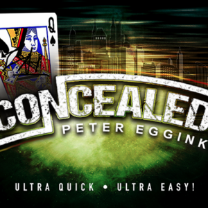 CONCEALED (Gimmicks and Online Instructions) by Peter Eggink – Trick - magic tricks