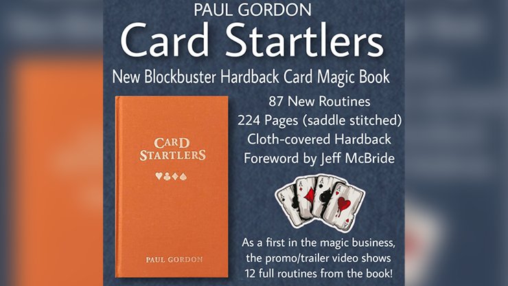 Card Startlers by Paul Gordon – Book - magic tricks