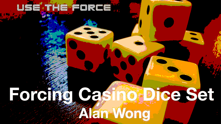 Forcing Casino Dice Set (8 ct.) by Alan Wong – Trick - magic tricks