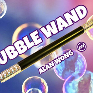 BUBBLE WAND (Gimmick and Online Instructions) by Alan Wong – Trick - magic tricks