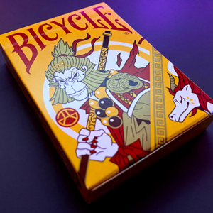 Bicycle Wukong Rebellion (Yellow) Playing Cards - magic tricks