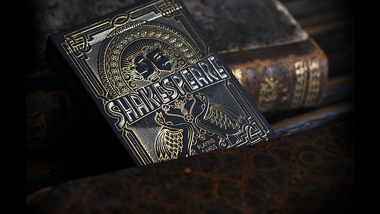 Shakespeare (Black) Playing Cards - magic tricks
