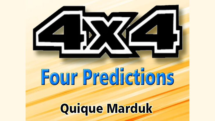 4X4 by Quique Marduk – Trick - magic tricks