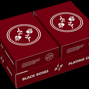 Black Roses Edelrot Mini Playing Cards (Collector’s Box) - magic tricks