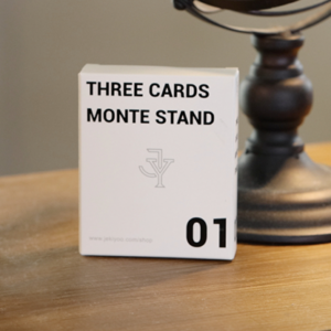 Three Cards Monte Stand BLUE (Gimmicks and Online Instruction) by Jeki Yoo – Trick - magic tricks