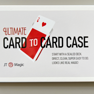 Ultimate Card to Card Case RED (Gimmicks and Online Instructions) by JT – Trick - magic tricks