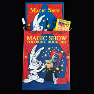 MAGIC SHOW Coloring Book STANDARD SET (3 way) by Murphy’s Magic - magic tricks