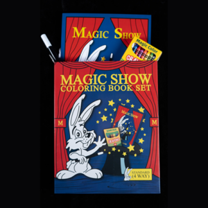 MAGIC SHOW Coloring Book DELUXE SET (4 way) by Murphy’s Magic - magic tricks
