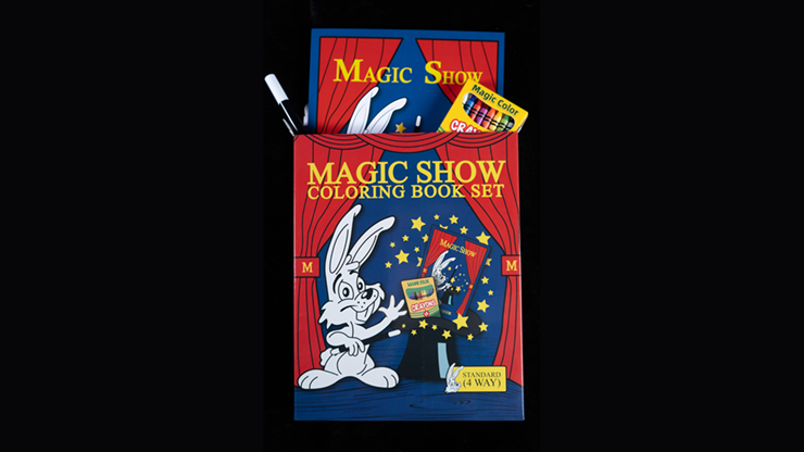 MAGIC SHOW Coloring Book DELUXE SET (4 way) by Murphy’s Magic - magic tricks
