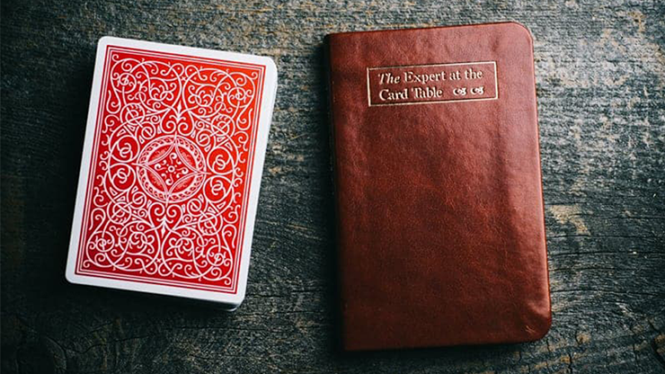 Pocket The Expert at the Card Table by Erdnase (Erdnase Bible-Chestnut Brown) – Book - magic tricks