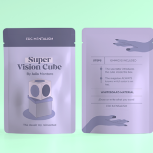 SUPER VISION CUBE (Gimmicks and Online Instructions) by Julio Montoro – Trick - magic tricks