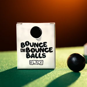 Bounce no Bounce Balls BLACK by Murphy’s Magic – Trick - magic tricks