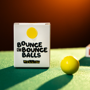 Bounce no Bounce Balls YELLOW by Murphy’s Magic – Trick - magic tricks