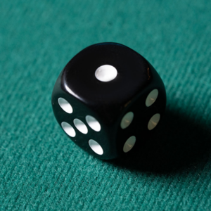 REPLACEMENT DIE BLACK (GIMMICKED) FOR MENTAL DICE by Tony Anverdi – Trick - magic tricks