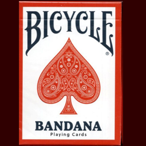 Bicycle Bandana (Red) Playing Cards - magic tricks