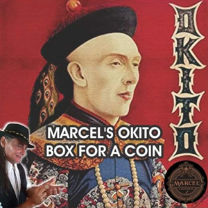 Marcel’s Okito Box HALF DOLLAR SIZE (Gimmicks and Online Instructions) by Marcelo Manni – Trick - magic tricks