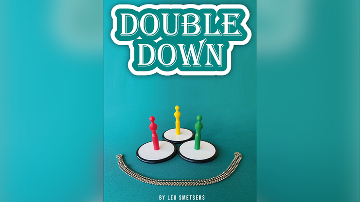 Double Down (Gimmicks and Online Instructions) by Leo Smetsers – Trick - magic tricks