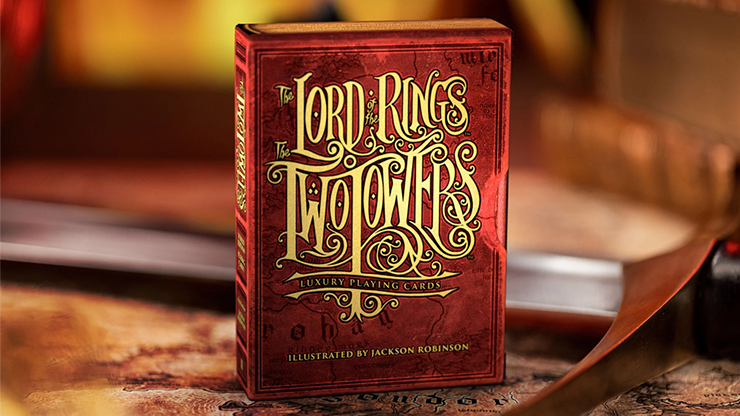 The Lord of the Rings – Two Towers Playing Cards (Foiled Edition) by Kings Wild - magic tricks