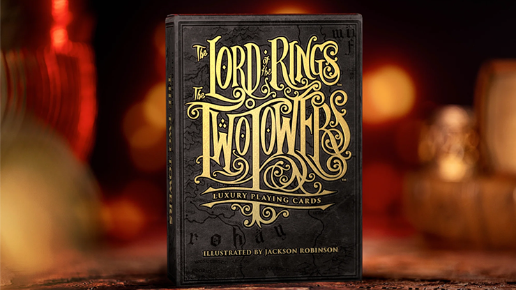 The Lord of the Rings – Two Towers Playing Cards (Gilded Edition) by Kings Wild - magic tricks