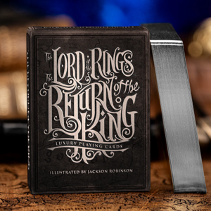 The Lord of the Rings – Return of the King Playing Cards (Black Gilded Edition) by Kings Wild - magic tricks