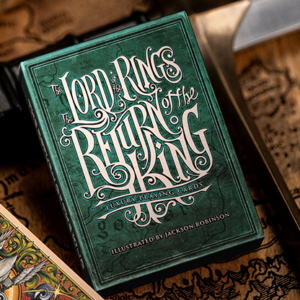 The Lord of the Rings – Return of the King Playing Cards by Kings Wild Project(Green) - magic tricks