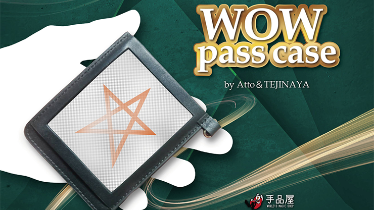 WOW PASS CASE (Gimmick and Online Instructions) by Katsuya Masuda – Trick - magic tricks