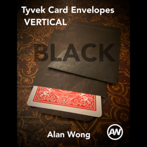 Tyvek VERTICAL Envelopes BLACK (10 pk.) by Alan Wong – Trick - magic tricks