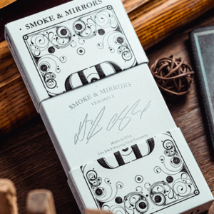 Smoke & Mirror (Smoke-White) Deluxe Limited Edition Playing Cards by Dan & Dave - magic tricks
