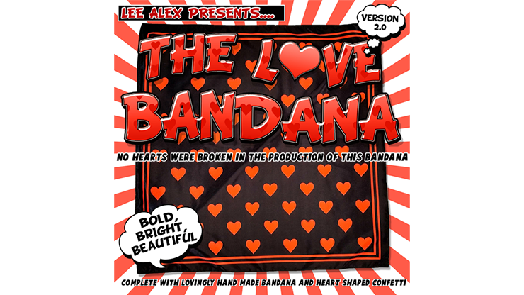 LOVE BANDANA V2 by Lee Alex – Trick - magic tricks